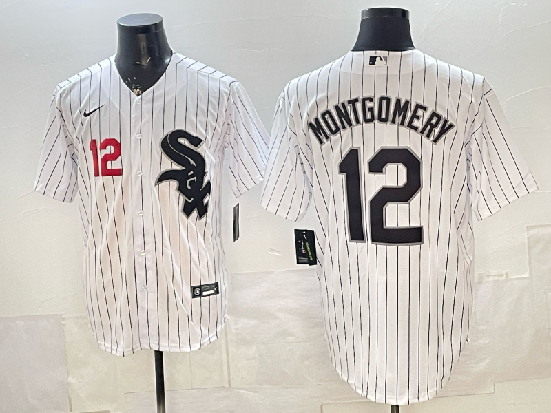 2026 Men Nike Chicago White Sox #12 Montgomery white MLB Jersey001